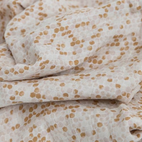 Image of Little Unicorn Muslin Swaddle Blanket for Newborns & Infants | Soft & Breathable Fabric | Set of 3 Baby Blankets for Swaddling, Nursing, Shower Gifts (Garden Bees)