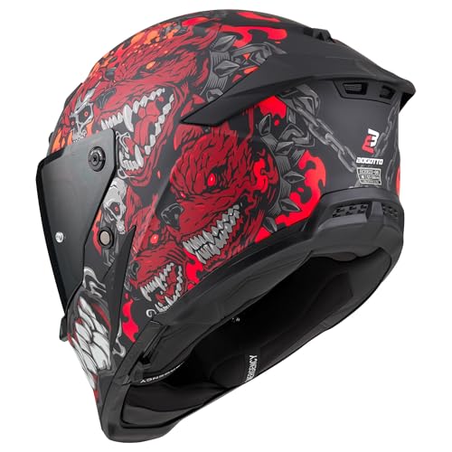 Casque Bogotto Blade Gatekeeper compact taille XS contre le vent de face
