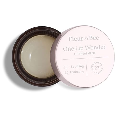 Fleur & Bee - Tratamiento de labios con péptidos con beneficios antienvejecimiento, limpio, 100% vegano, libre de crueldad, reparación restauradora