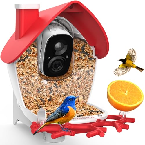 birdsnap® MON - Bird Feeder with Camera, 2K Detachable Video