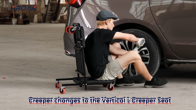 blackdesign ローチェア Amazon.com: KROAK Creeper, 40 Inches 4 in 1 Z Creeper Seat 2025