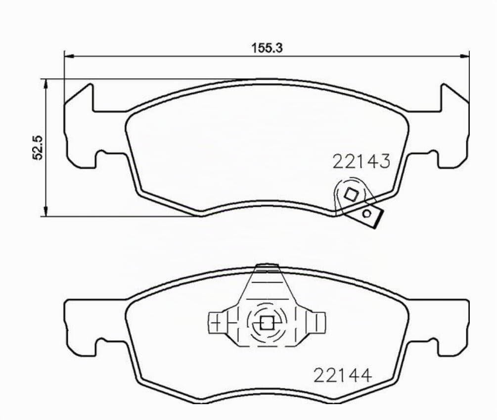 Brembo P 59 084 - Pastiglia Freno - Anteriore