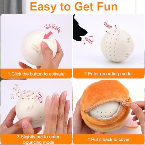 Juguete interactivo de peluche para perros pequeños y medianos miniatura 6