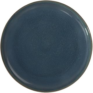 like. by Villeroy & Boch Crafted Denim Buffet Plate, Premium Porcelain, Dishwasher and Microwave Safe, 11.5 in Diameter, Blue