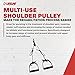 Lifeline Multi-Use Shoulder Pulley for Assisting Rehabilitation and Increasing Flexibility Black, Standard