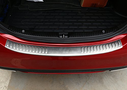 Seuil de pare-chocs arrière en inox anti-rayure coque de protection et trim de coffre