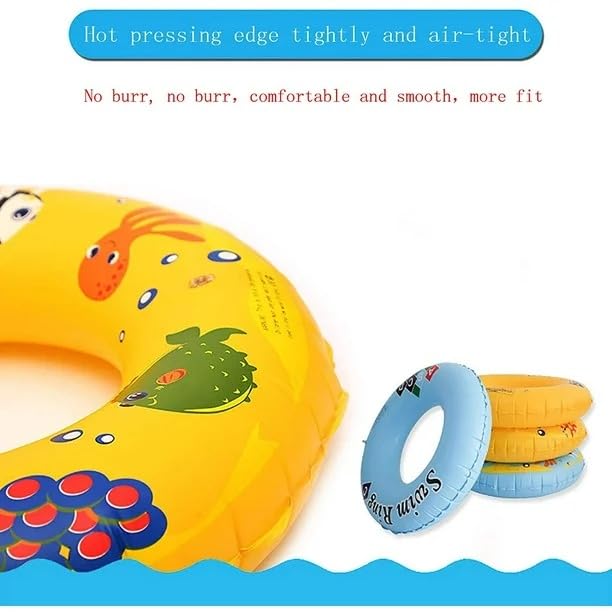 Image of Amitasha Swimming Tube for Kids Inflatable Swim Ring for Toddler Boys Girls 2-7 Years Summer Pool Water Floats Beach Toys (Swimming Ring)