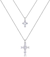 Vista 7 de Collar contra el mal de ojo para mujer, chapado en oro de 18 quilates, collar con capas de mal de ojo, hecho a mano, collar de protección ajustable