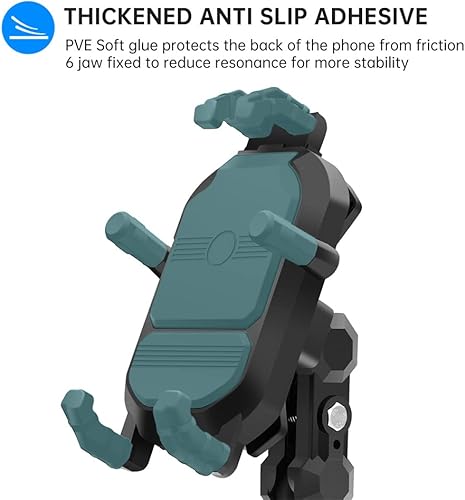 Miniatura 6 de Soporte universal para teléfono de motocicleta, impermeable, a prueba de golpes, soporte para teléfono celular, soporte de navegación para llevar