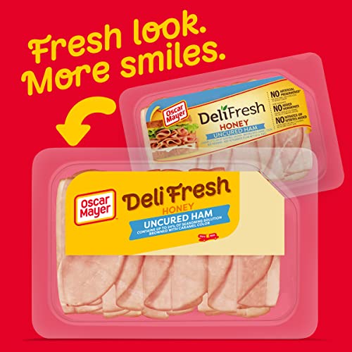 Oscar Mayer Deli Fresh Honey Uncured Ham Sliced Lunch Meat, 9 Oz. Tray #TOP1