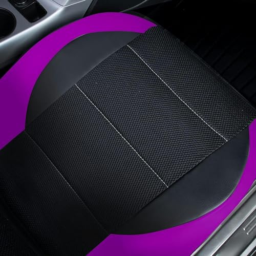 Roguzm Car Seat Covers Universal Fit for Mazda 2 Mazda 2 Hybrid Mazda 3 Mazda 5 Mazda 6 Waterproof PU Leather Cushion Covers - Image 2