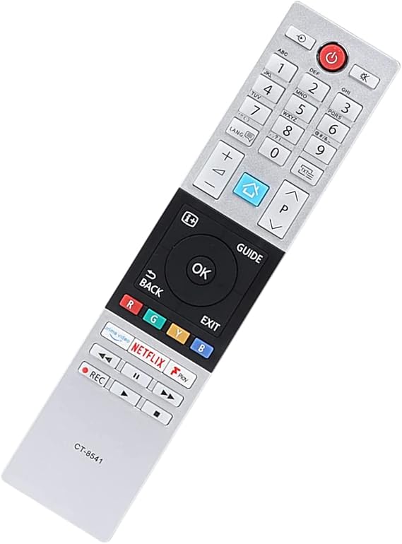 Universal Remote Control Replacement for Toshiba CT8541, Compatible