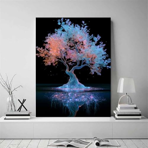 Toile décoration murale arbre de vie pour sublimer votre chambre - 2
