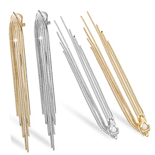 Boucles d'oreilles de serpent à clip anti-douleur pour oreilles non percées