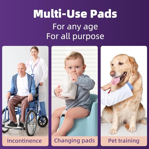 Image of MKISS 30 inch x 36 inch Disposable Bed Pads [50 Counts], Heavy Absorbency Underpad