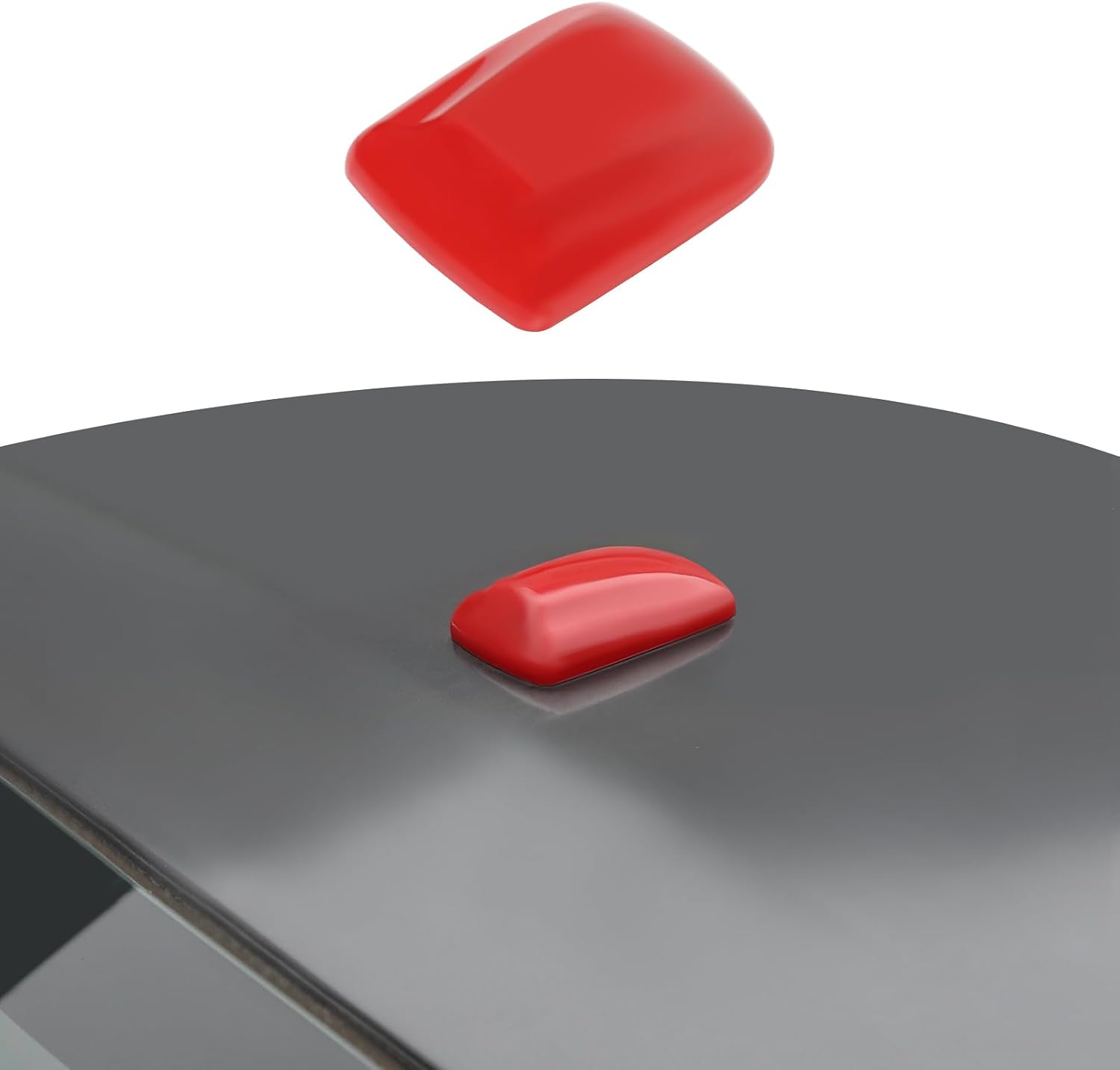 for RAM Antenna Cover Trim Fit for Dodge Challenger 2009-2023 Charger 2010-2023 for RAM 2010-2015 Red Exterior Accessories 1pc
