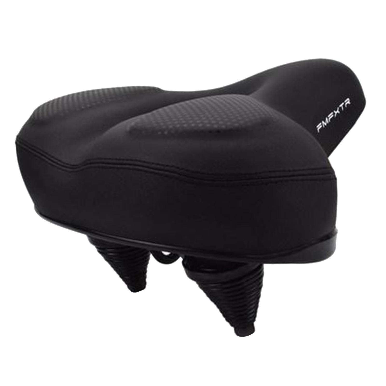 Gepolsterter Fahrradsattel aus hochdichtem Schaumstoff – Komfortables Kissen für alle Radtouren. Atmungsaktiv und druckentlastend. Dieser, Schwarzes Gel, 26 x 26 cm