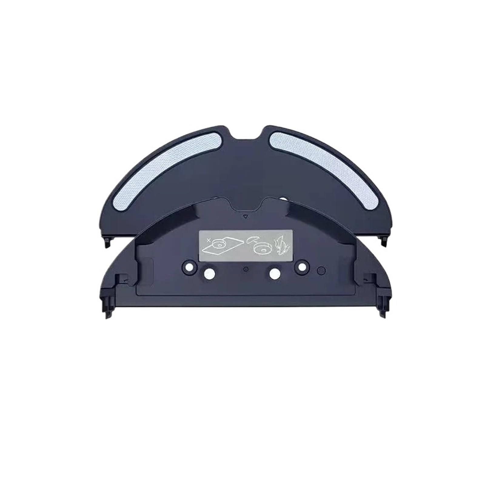 Wnbmfstyyu 1Pcs Mop Cloth Tray Mopping Holder Mount Bracket, Compatible For Roborock Q8 Max+ / Q8 Max Plus / Q8 Max Pro, Robot Vacuum Cleaner Replacement Spare Accessories