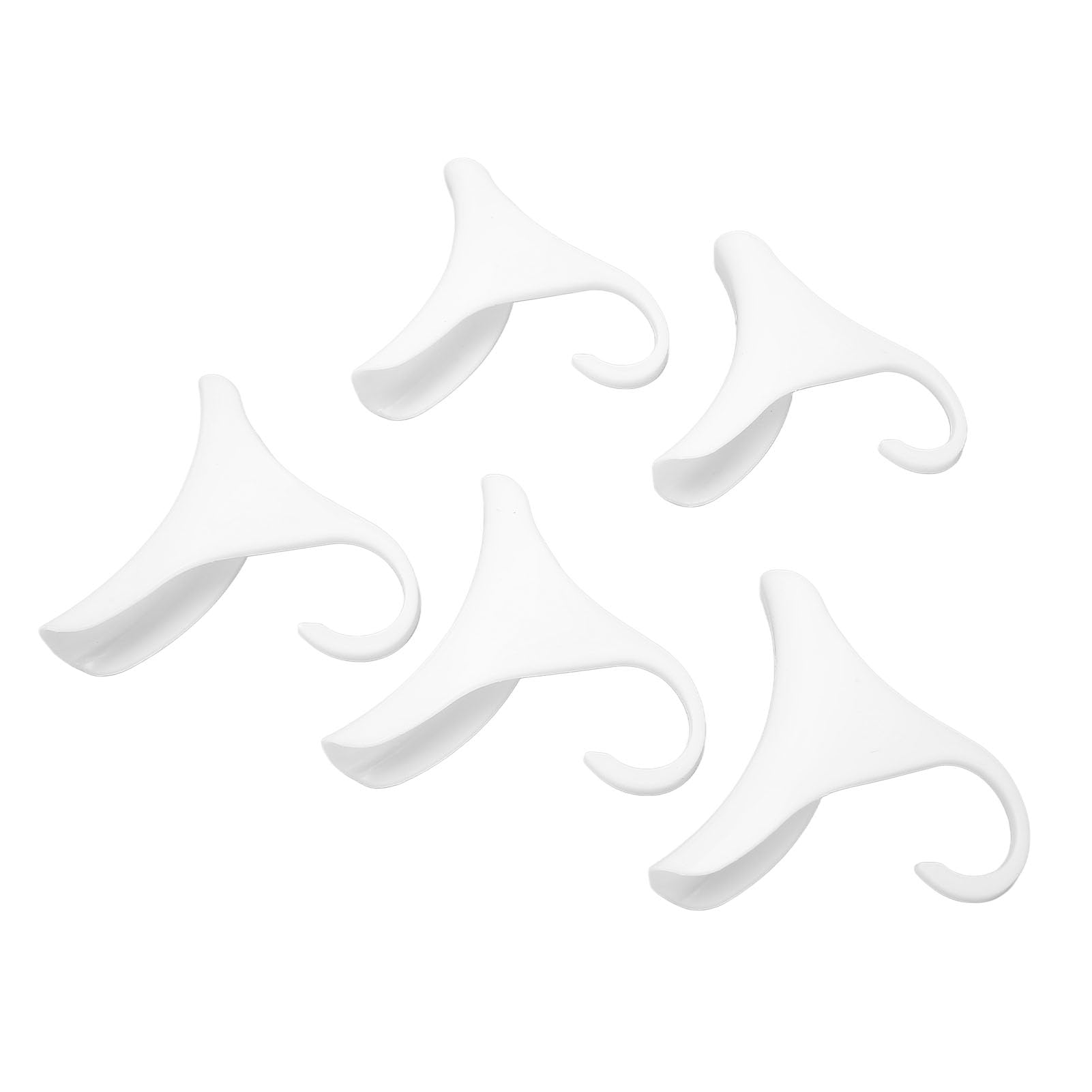 Purse Hanger, Purse Organizer 10Pcs Bag Hanger Hook White Rugged Versatile Lightweight Handbag Hanger Plastic Purse Hanger Bag Hanger for Wardrobe Closet Rods Dressing Room