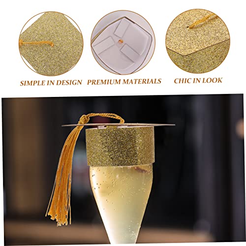 ifundom 10 Pçs Enfeites De Tampa De Cálice De Formatura Para Criar Decoração Ao Ar Livre Decorações