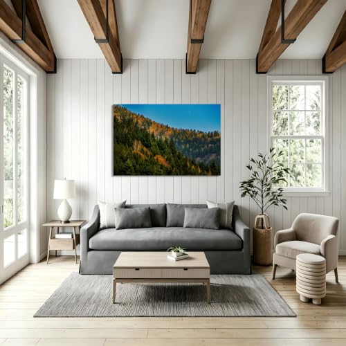 Cuadros de montaña minimalistas para dar un toque natural y moderno a tu salón 2