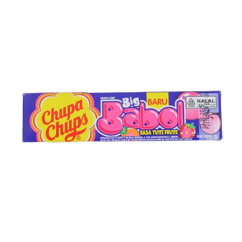 Big Babol Rasa Tutti Frutti Gum (Pack of 3), 22.5g