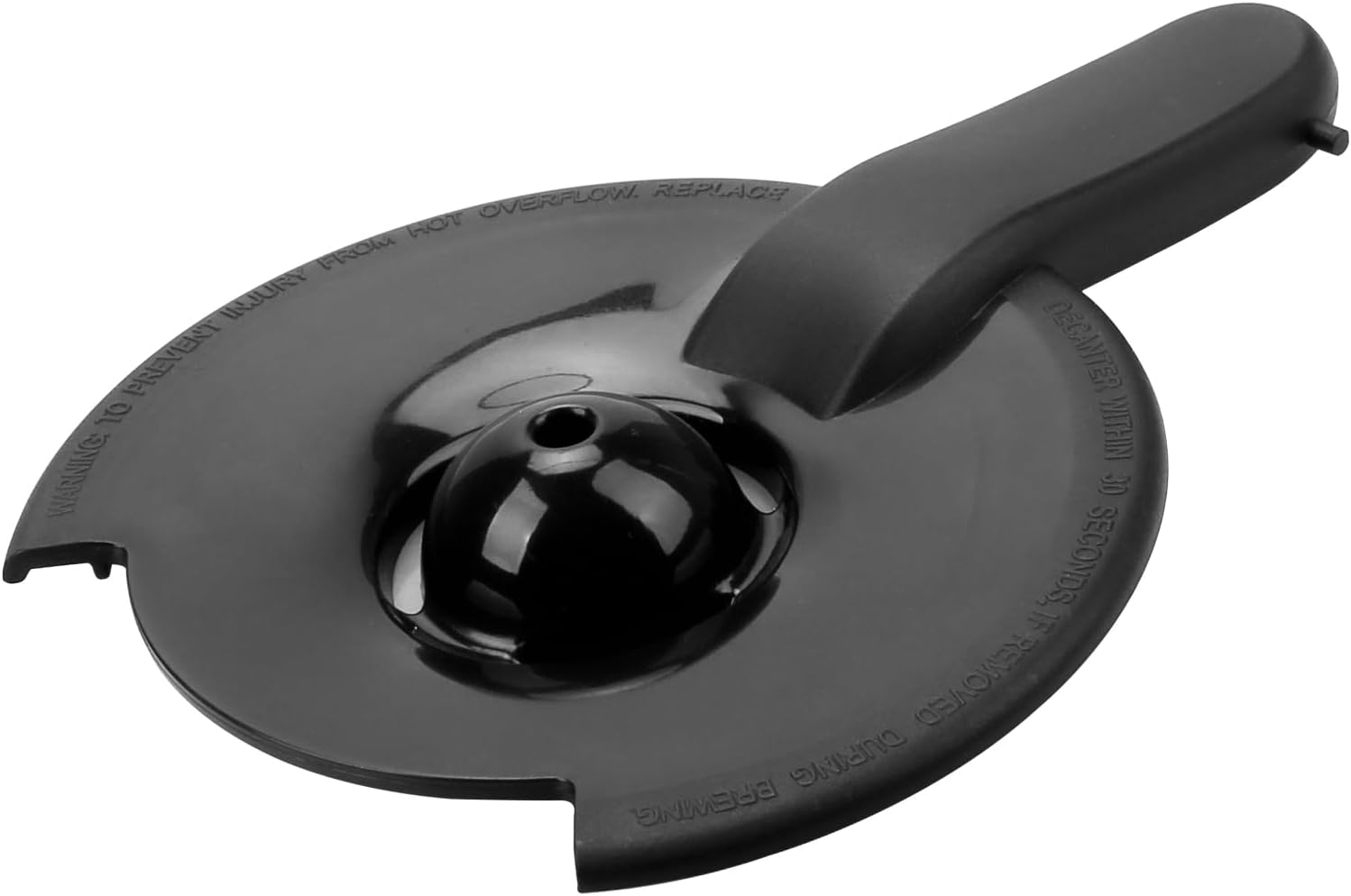 Coffee Pot Lid for Carafe Replace Black Lid Compatible with Mr. Coffee 12 Cup Glass Coffee Carafe Pot, Upgrade Replacement Lid Parts