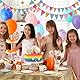 Wimpelkette Outdoor Wetterfest, Einschulung Deko, 3Stück Girlande Geburtstag, für Jugendweihe, Matschküche, Regenbogen Deko, Luftschlangen, Kinderzimmer, Deko Gartenparty
