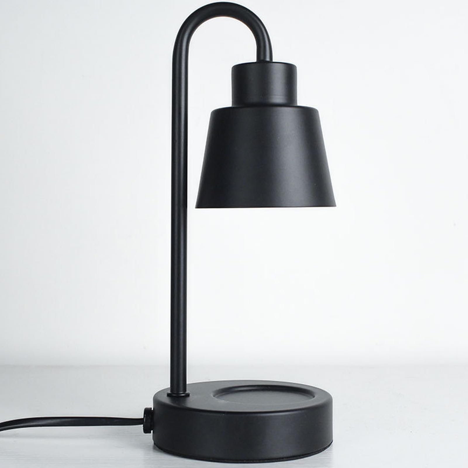 Lámpara Calentador de Velas con Atenuador Temporizador, Calentador de Cera Eléctrico Regulable de 50 W con 2 Bombillas, Lámpara Calentadora de Cera para Velas en Tarro (Enchufe