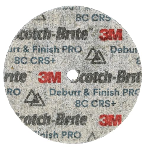 Scotch-Brite Deburr and Finish PRO Kompaktscheibe DP-UW, 152 mm x 12.7 mm x 25.4 mm, 8C CRS+, 4 WL