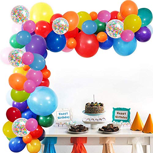 Przyjecie HLT-75 Rainbow Party Balloons Garland Kit thumb #5