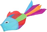 Vista 1 de Keenso Tela de poliéster y cosido juntos Windsock Spinner realista lindo pescado Windsock Spinner Accesorios de cometa Suministros de pista y campo