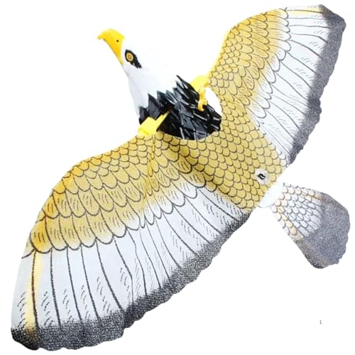 Image of Battery Operated Flying Eagle Toy for Kids 3+| 360 Degree Automatic Revolving Toys for Boys and Girls Fly Falcon with String Attached Birthday Gift for Children Educational & Decoration Items