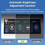Road Top Ekran CarPlay, 12,3-calowe radio samochodowe stereo dla BMW 5 serii F10/F11 z systemem NBT (2012-2016 rok), radio samochodowe z wąską ramką dla CarPlay/Android Auto/MirrorLink