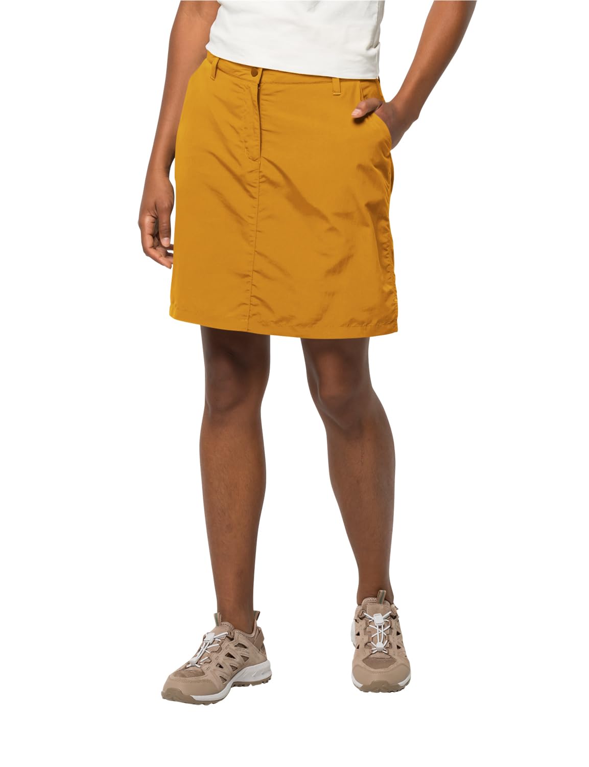 Jack Wolfskin Kalahari Skort W, Curry, 8