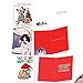 NobleWorks Variety Pack of 10 Funny Cats Christmas Greeting Cards with Envelopes, Kittens Humor Holiday Assortment for Men and Women - Petigreet Cat-Mass A1254