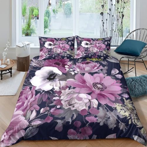 Parure de lit amoureux patchwork floral pour des nuits douces à deux - 4