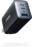 Anker USB C Charger, 735 Charger (Nano II 65W), PPS 3-Port Fast Compact Foldable for MacBook Pro/Air, iPad Pro, Galaxy...