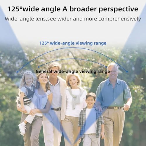 Image of Clefairy Wireless Doorbell Camera, 2.4GHz WiFi, 1080P HD Video, Two-Way Audio, Night Visions, IP65 Weatherproof, for Home Security Durable Professional Equipment for Home Improvement Daily Use