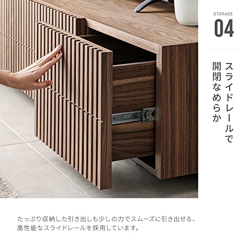 【小倉さま専用】アルモニア　スリットデザイン テレビ台 引き出し付き 小倉さま専用】アルモニア スリットデザイン テレビ台 引き出し付き