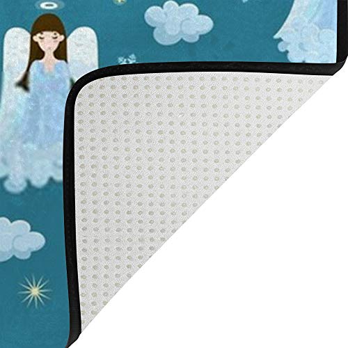 Tapis de salon doux Ruchen antidérapant et isolant pour grand espace