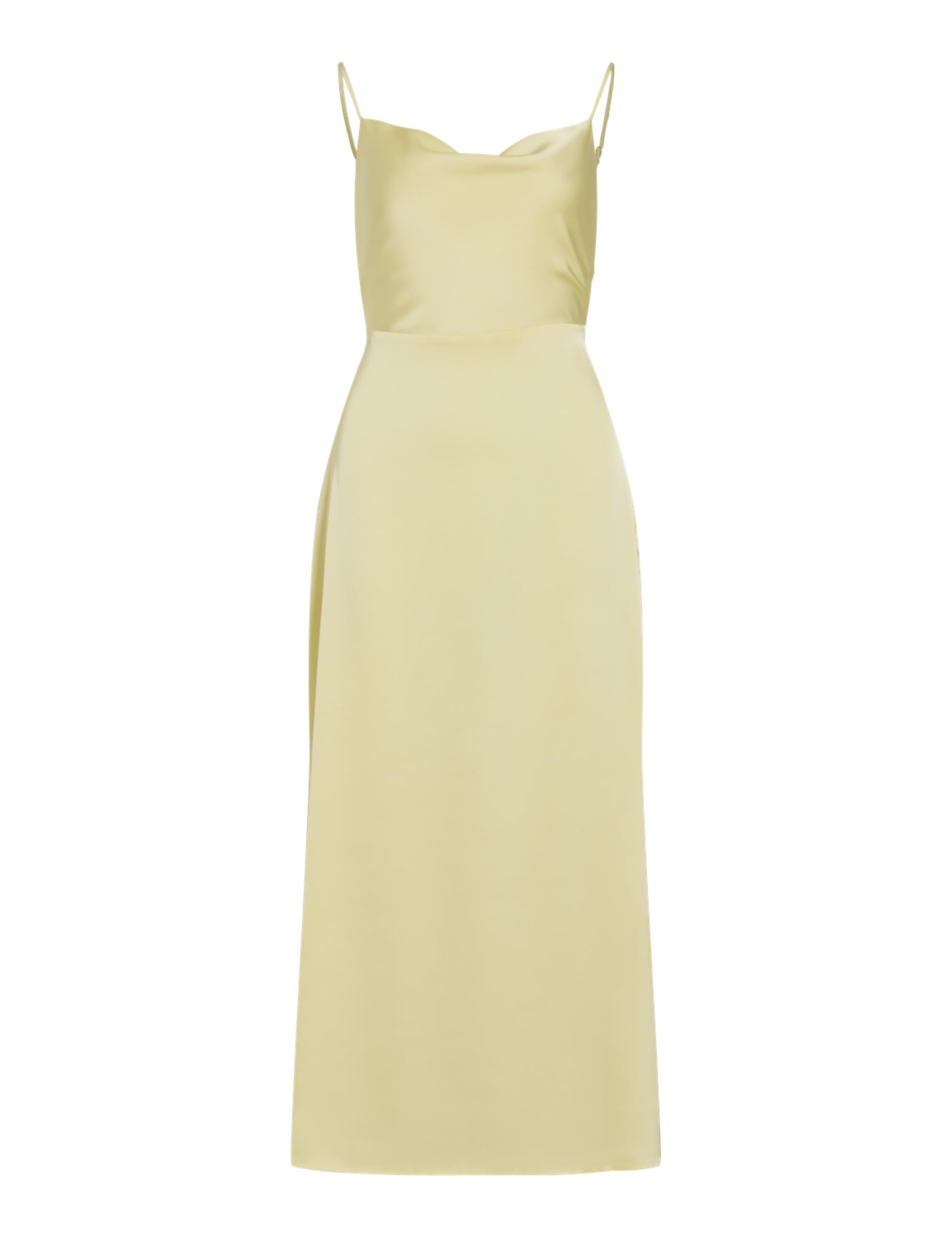 Vila Women's Viravenna Strap Ankle Dress-Noos/Dc, Pastel Yellow, 10