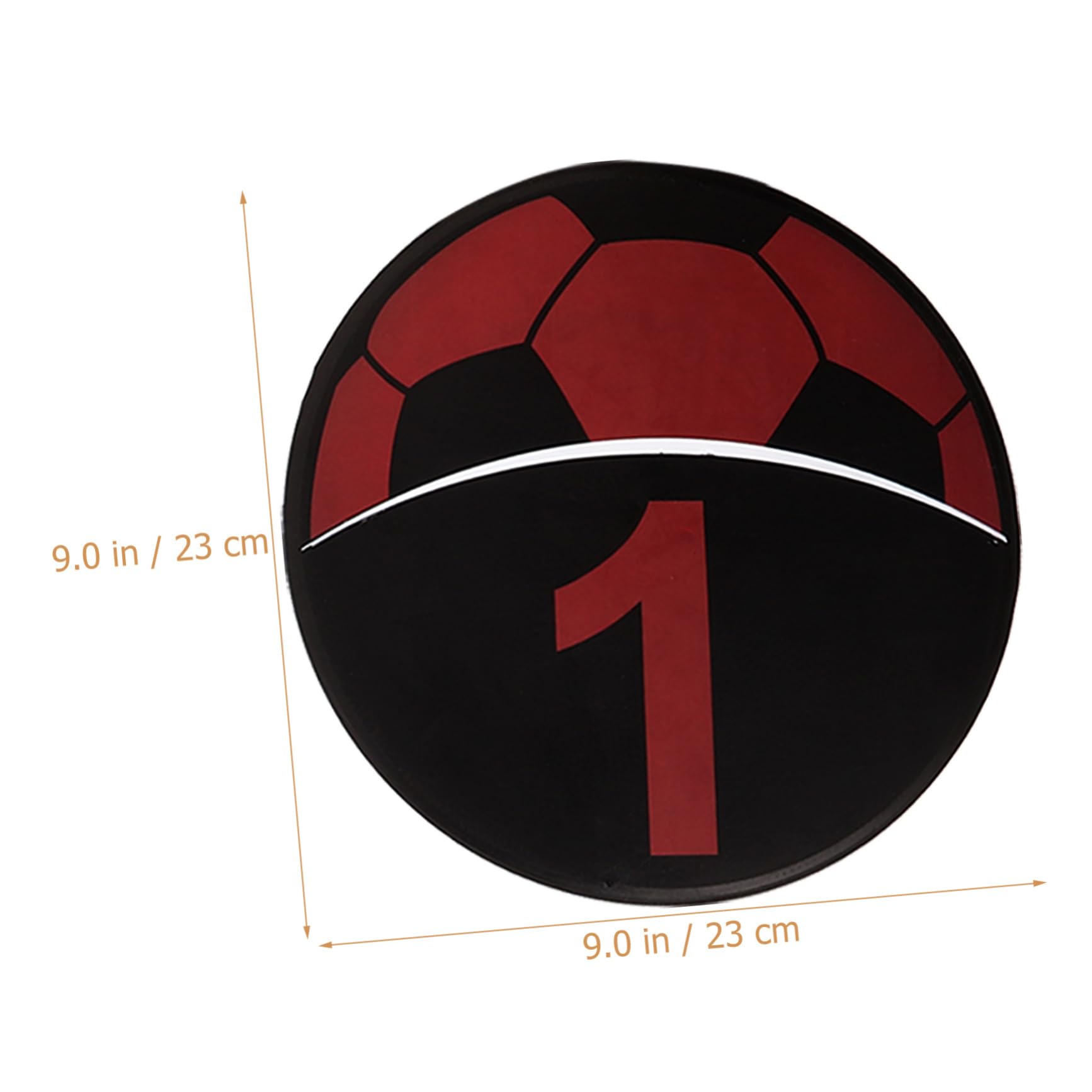 POPETPOP 5Pcs Soccer Markers Training Discs Durable TPE Numbered Spot Markers for Soccer Practice Bright Color Football Equipment for Agility Speed Training