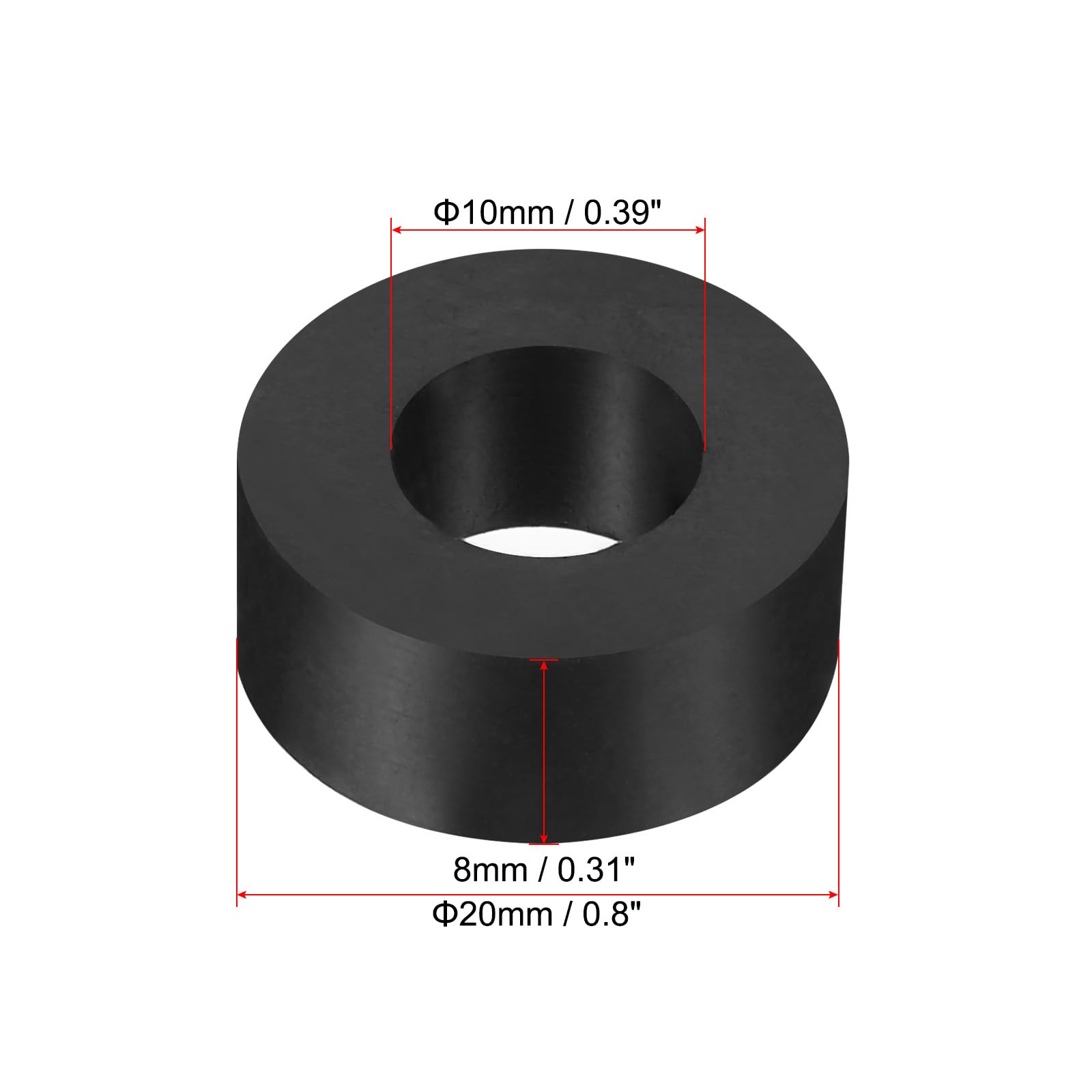PATIKIL Multi Purpose Rubber Spacer - Image 2