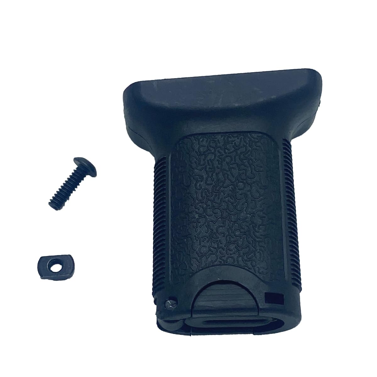 Airsoft FrontGriff, Nylon Ergonomischer Griff Taktischer Griff Vertikaler Griff für 20mm Picatinny Schiene Montage