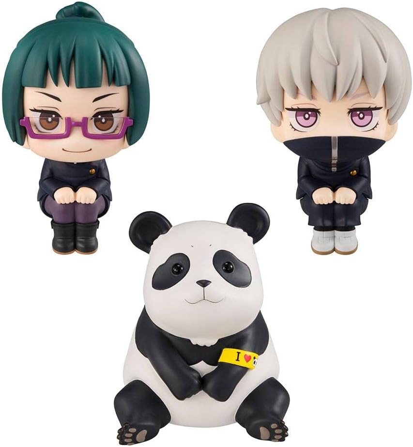 Megahouse-Lookup Jujutsu Kaisen Maki & Toge & Panda Set Figures