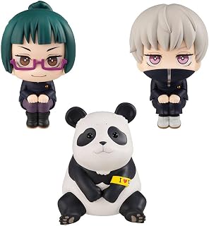 Megahouse-Lookup Jujutsu Kaisen Maki & Toge & Panda Set Figures