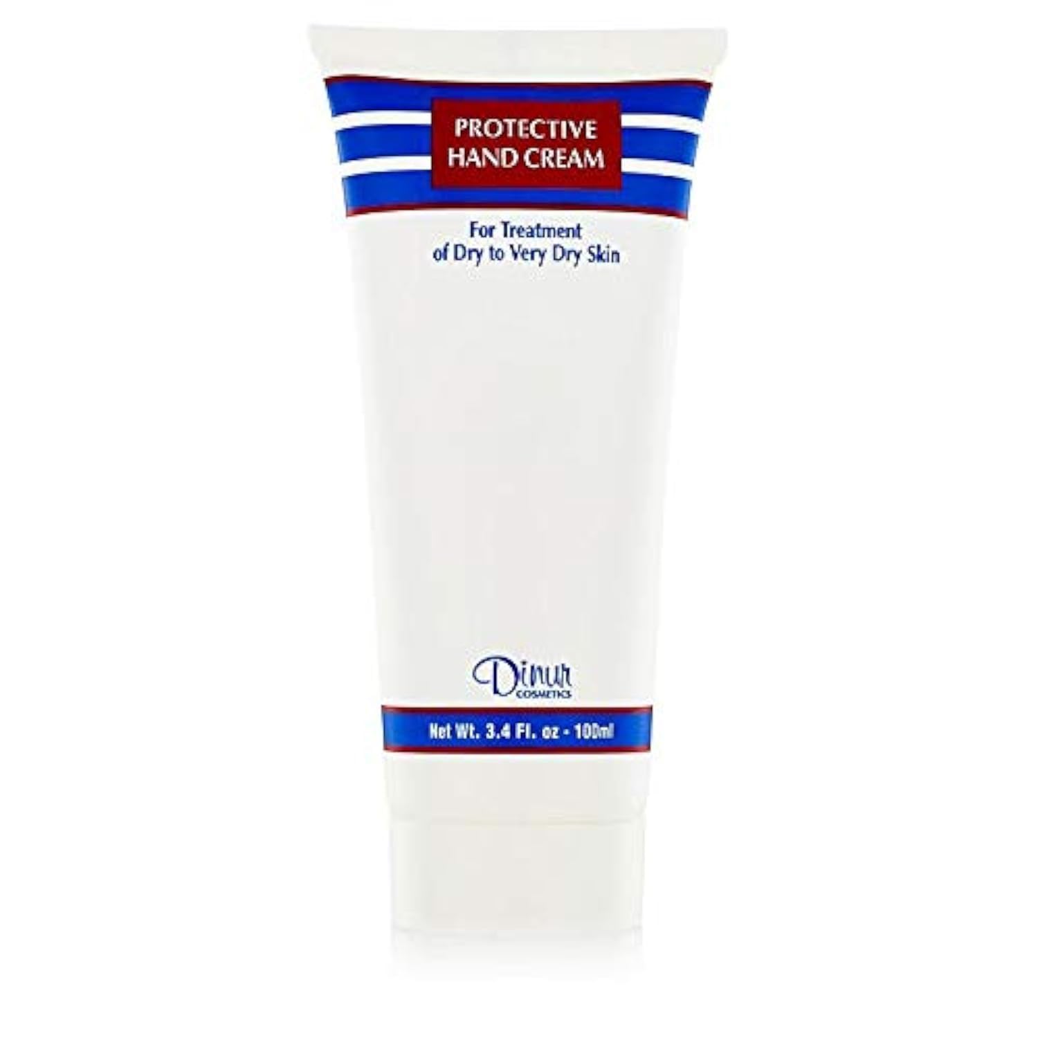 Dinur Cosmetics Protective Hand Cream for Dry to Very Dry Skin Nourishing Formula for Intense Hydration and Skin Protection 3.4 oz