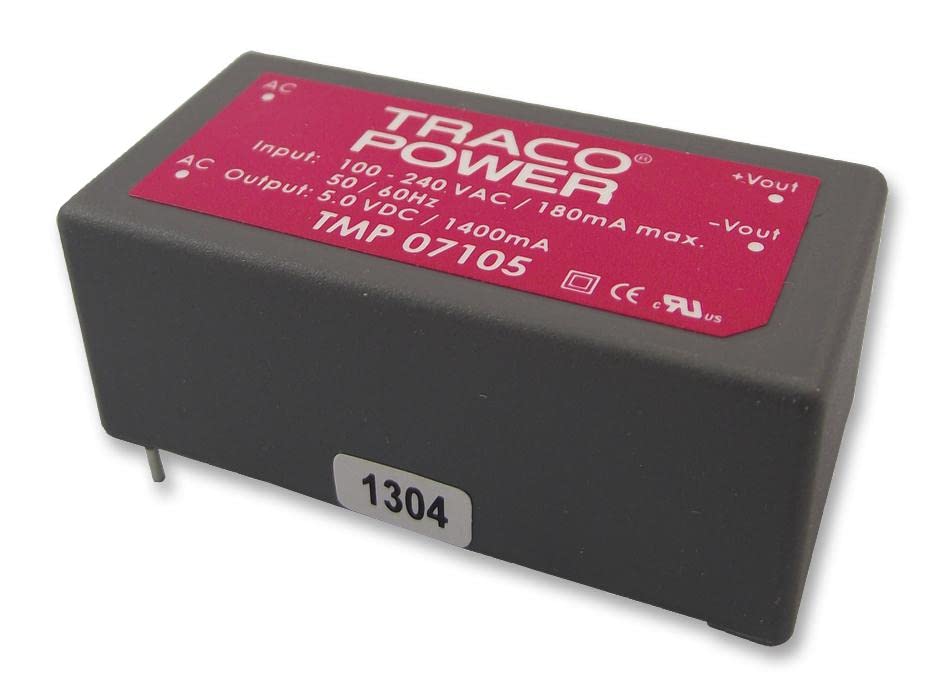 CONVERTITORE, AC/DC, 12V, 1.3A/15W, MODULO, Alimentatori per montaggio su PCB AC/DC, Qtà.1 | TMP 15112