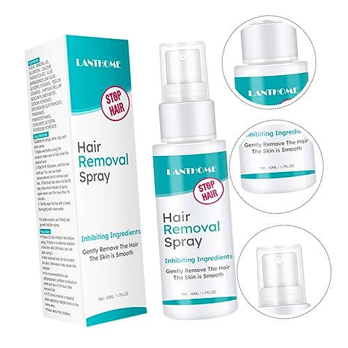 Beaupretty 2Pcs Spray De Supressão Creme Depilatório Tioglicolato De Cálcio Suprimentos De Limpeza D